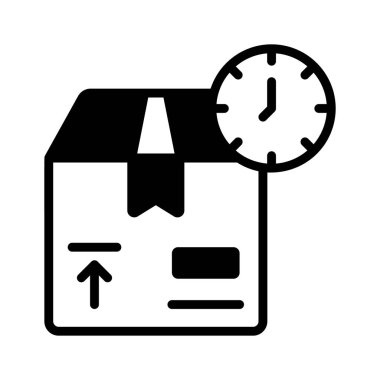 Teslimat zamanının kabartma biçiminde simgesini kullanmak kolay