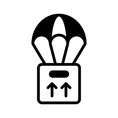 Hava taşıma konseptinin kabartma biçimi simgesini düzenlemek kolay