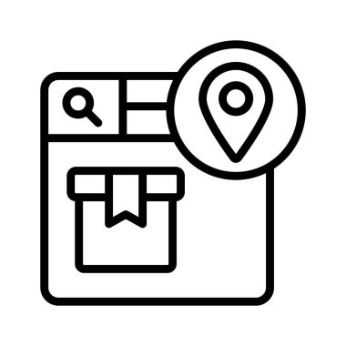 Teslimat konumunun bu premium glyph simgesini kontrol et