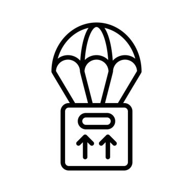 Hava taşıma konseptinin kabartma biçimi simgesini düzenlemek kolay