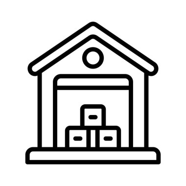 Bu modaya uygun depo simgesinin görüntüsünü yakalayın