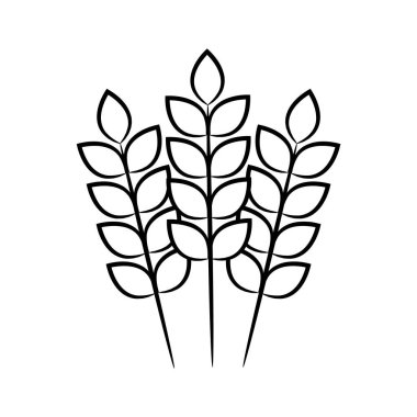 Tohumların el çizimi simgesini kullanmak kolay