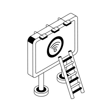 Şu izometrik akıllı reklam panosuna bir bak.