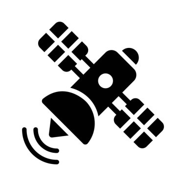 Yörüngedeki uydu sinyalinin özel bir simgesi.