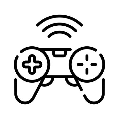 Akıllı oyun alanı aygıtının büyüleyici bir ana hat simgesi