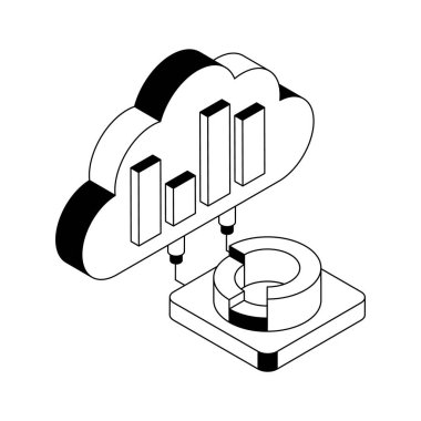 Bulut istatistiklerinin bu inanılmaz izometrik simgesine bir bakın.