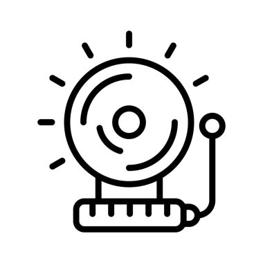 Çan alarm simgesi tasarım biçimi