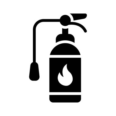 Yangın söndürücüyü gösteren sembol kullanılmaya hazır