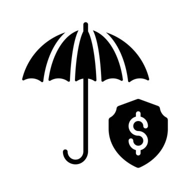 İyi hazırlanmış bir para sigortası simgesi.