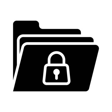 Kilitli güvenli dizini gösteren kabartma biçimi simgesini düzenlemek kolay