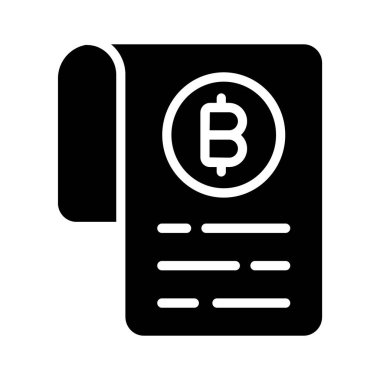 Bitcoin Bill 'in büyüleyici bir simgesi.
