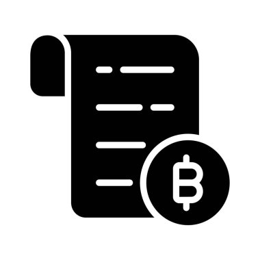 Bitcoin beyan belgesinin modern simgesi