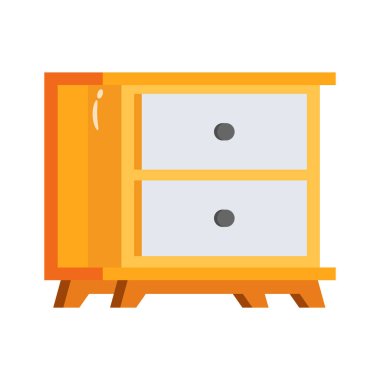 Yaşamak için 2 boyutlu masa simgesi