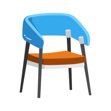 Moda bir 2D sandalye oturma ikonu