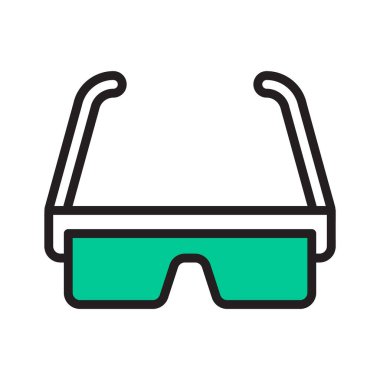 Moda güneş gözlüklerinin sembolik sembolü