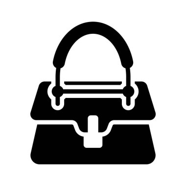 Hanımların moda çantalarını gösteren görsel çekicilik simgesi