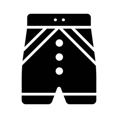 Moda şortları tasvir eden bu son simgeyi alın