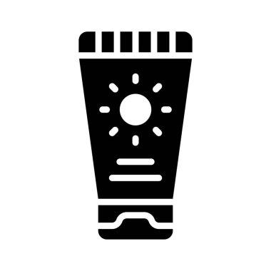 Yaz güneş kremi tüpünün bu muhteşem simgesini alın