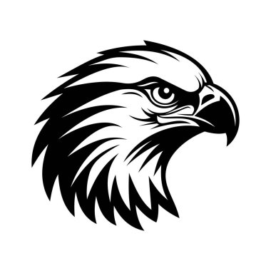 Kartal suratlı maskotun cesur bir simgesi.