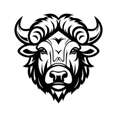 Bufalo maskotunun sert bir simgesi.