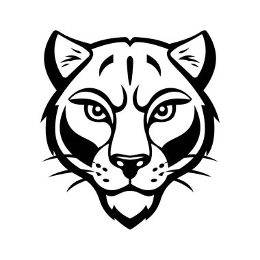 Kaplan başlı maskotun kükreyen bir sembolü.