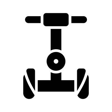 Kendini dengeleyen segway simgesinin iyi tasarlanmış simgesi