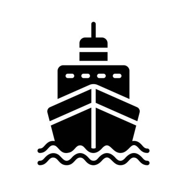 Kargo gemisinin büyüleyici bir simgesi.