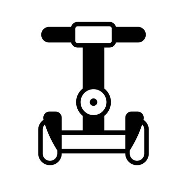 Kendini dengeleyen segway simgesinin iyi tasarlanmış simgesi