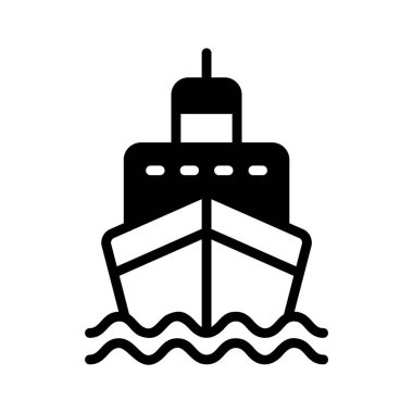 Kargo gemisinin büyüleyici bir simgesi.