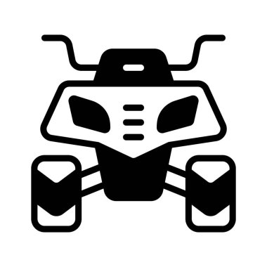 Sportif dörtlü bisikletin modaya uygun bir simgesi