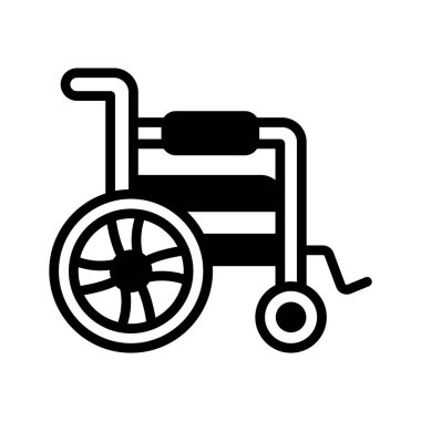 Destekli tekerlekli sandalye hareketliliğinin modern bir simgesi.