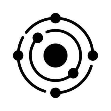 Yörünge diyagramının görsel çekicilik simgesi