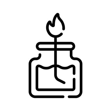 Şu gaz lambasının inanılmaz çizgi ikonuna bir bakın.