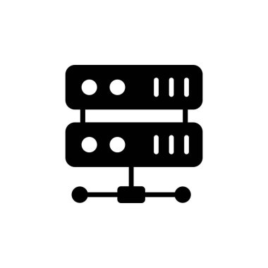 Paylaşılan sunucu bağlantısını gösteren iyi hazırlanmış kabartma simgesi