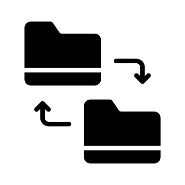 Dizin değişim sisteminin iyi hazırlanmış kabartma simgesi