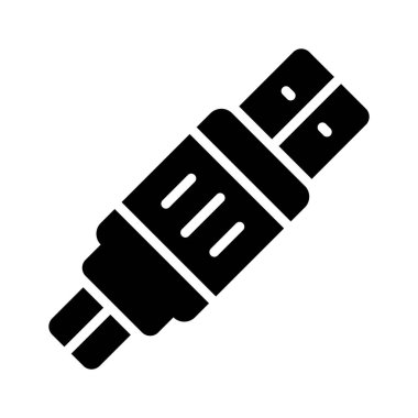 Ub kablosunu gösteren moda kablo biçimi simgesi