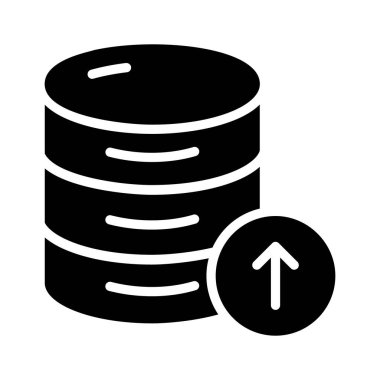 Veritabanı yükleme aracının iyi hazırlanmış simgesi