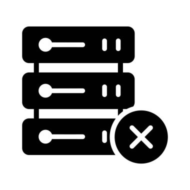 Sunucu sorunu uyarısı gösteren kişiselleştirilebilir bir simge