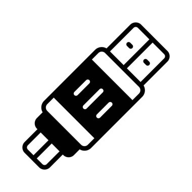 Ub kablosunu gösteren moda kablo biçimi simgesi