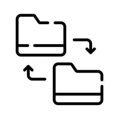 Dizin değişim sisteminin iyi hazırlanmış kabartma simgesi