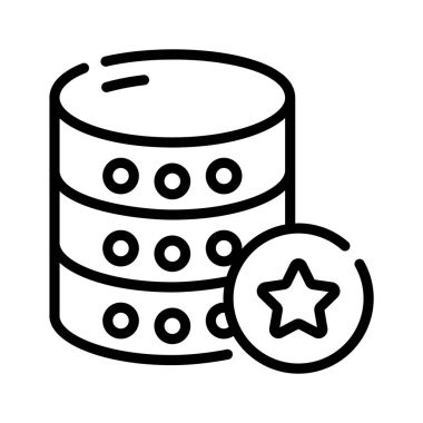 Şu favori depolama doğrusal simgesine bir göz atın