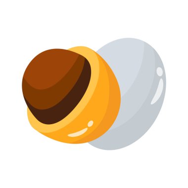 Canlı bir 2D çikolata şekeri ikonu.