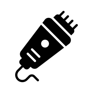 Sakal kesme makinesinin düzenlenebilir bir simgesi.