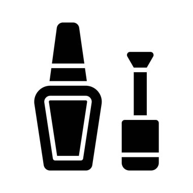 Bu oje şişesinin kabartma şeklindeki simgesini tut.