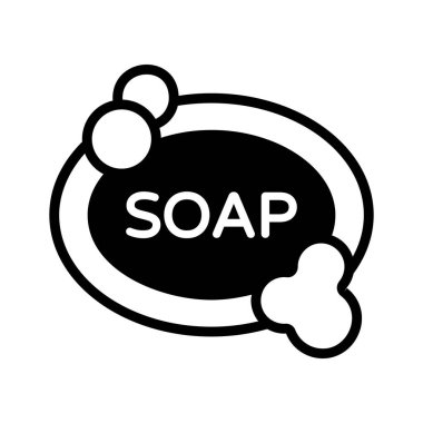 Kabarcıklı sabunun iyi hazırlanmış bir sembol.