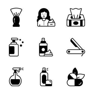 Bu güzellik salonu ve güzellik sembolleri koleksiyonunu indir