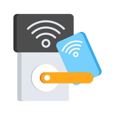 Kablosuz anahtar erişim sembolünün 2d simgesi