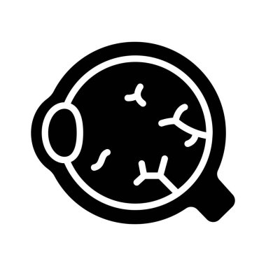 İnsan retinasının düzenlenebilir bir simgesi.