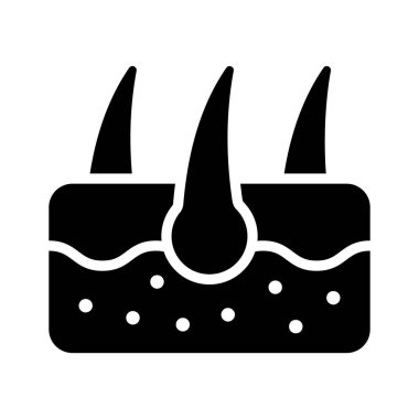 Saç derisi yapısının modaya uygun bir simgesi.