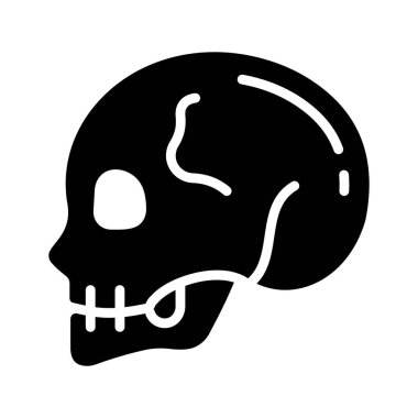 İnsan kafatasının büyüleyici bir simgesi.